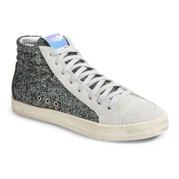 P448 Shoes - P448 Glitter High Top Sneakers / Mid Top Sneakers